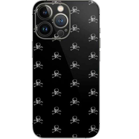 Alchemy Skull and Crossbone Pattern iPhone 14 Pro Skin